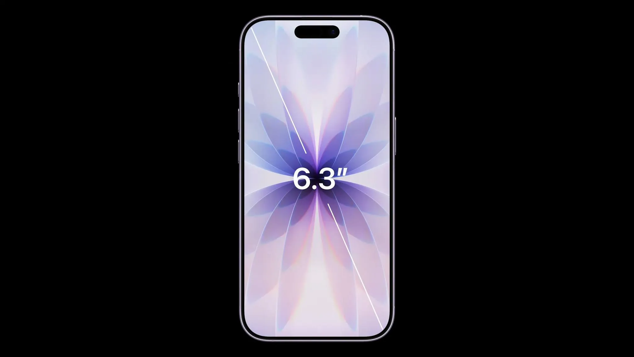 Màn hình 6.3 inch và tần số quét 120Hz